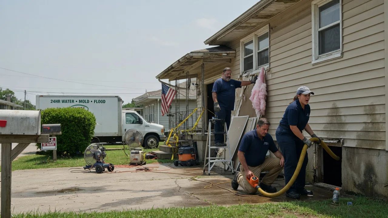Water Damage Repair in Wood, PA near me